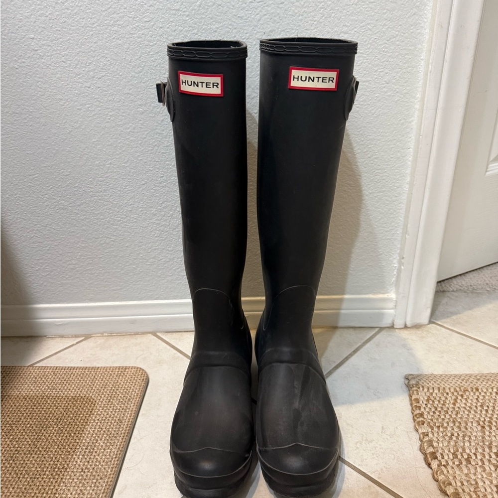 Hunter Black Rain Boots
